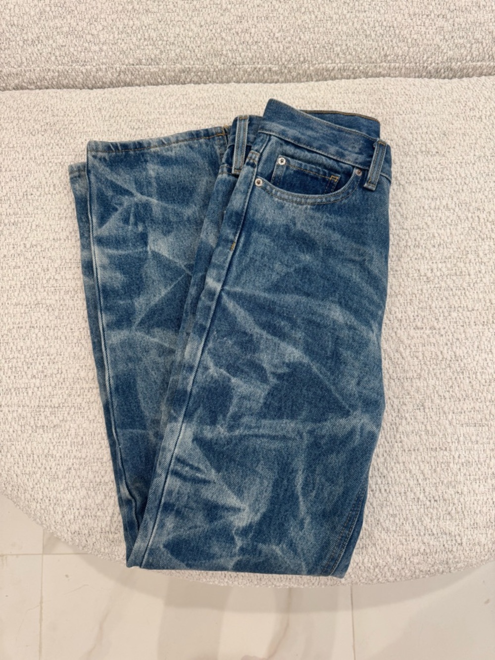 BDG Urban Outfitters High Rise Acid Wash Cowboy Jeans - Picture 3 of 6